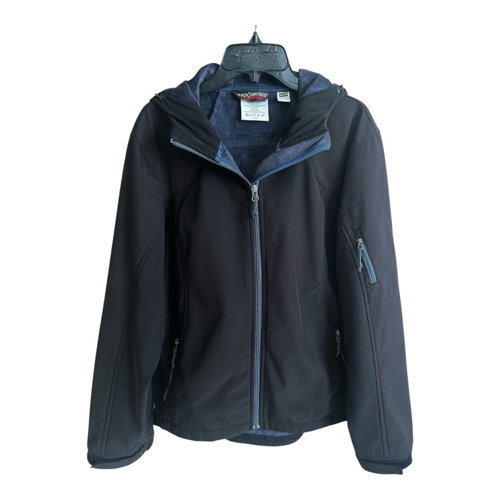 Women's XL BLACK DIAMOND Ski Jacket Double Diamond Rip Stop Soft Shell